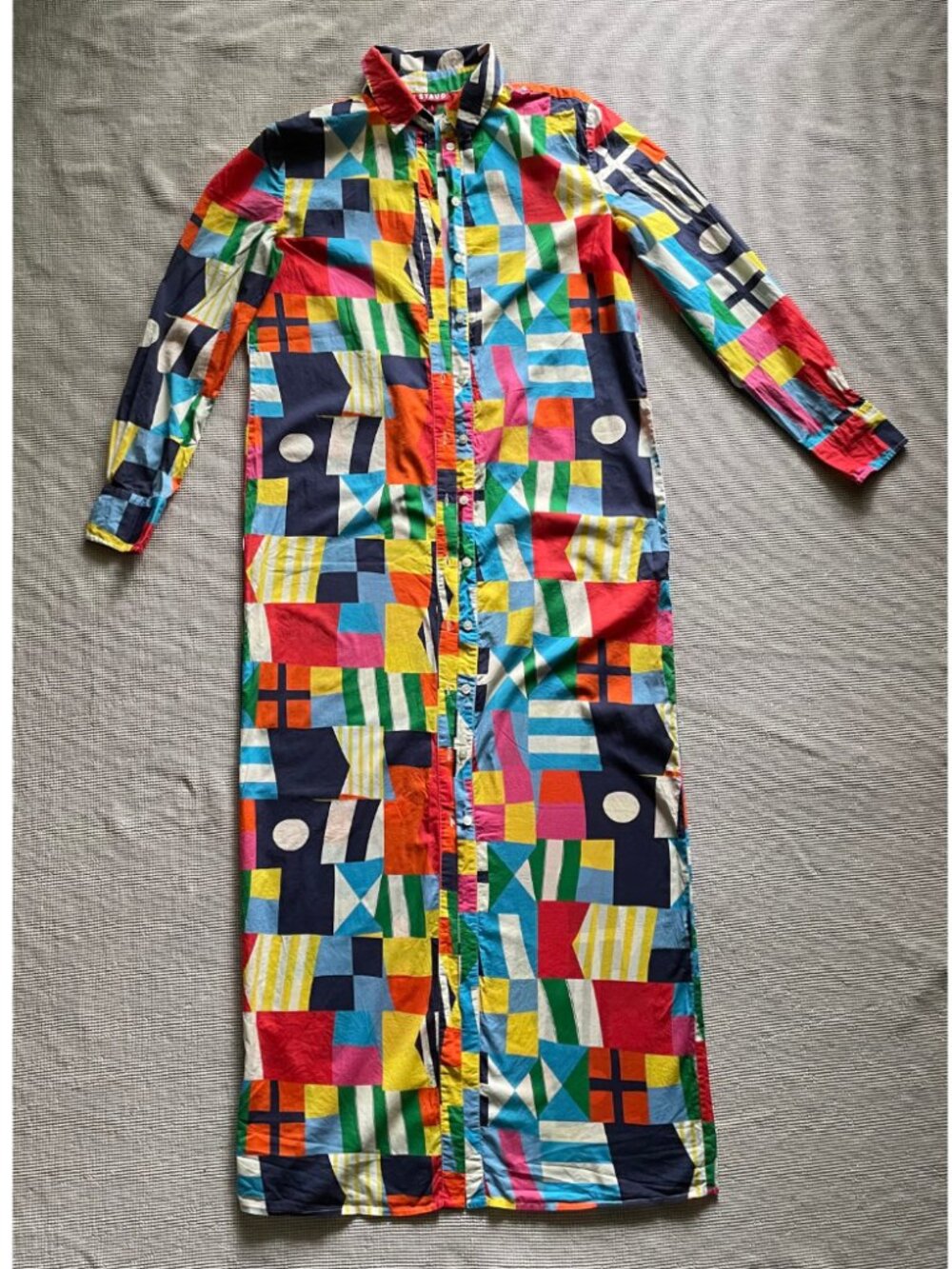 STAUD Maxi Shirt Dress / Vita Dress - Size S - Pre-Owned - Very Good Condition - Picture 4 of 15